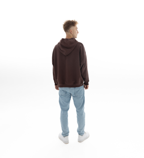 Oversize bluza TK 2023 - brązowa Oversize bluza TK 2023 - brązowa