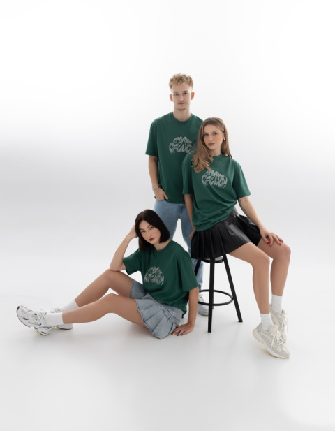 Oversize t-shirt TK - kryształki Oversize t-shirt TK - kryształki