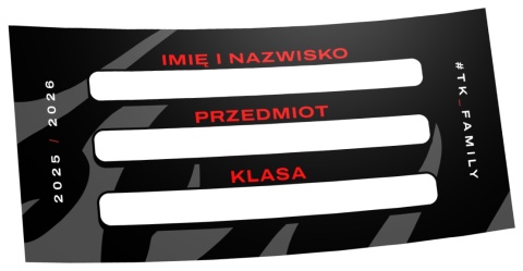 Naklejki na zeszyt TK 2025